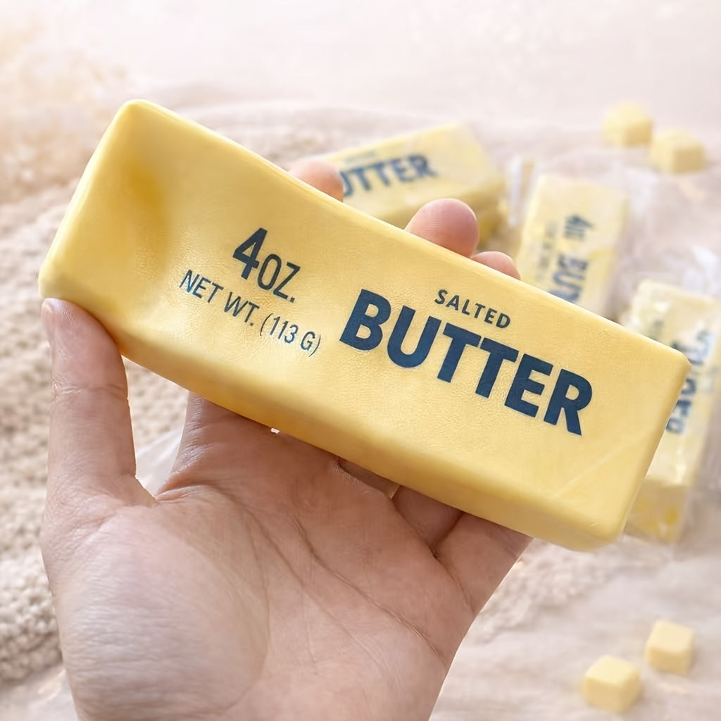6pcs Butter Stick Squishy Toys Ultra Soft Slow Rising Food Shaped Sensory Fidget Toys for Stress Anxiety Relief Kids Teens Adults Party Favors Classroom Prizes Birthday Holiday Gifts – 3 Classic + 3 New Styles