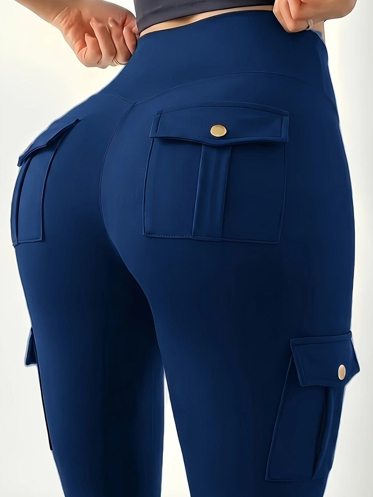 Butt Lifting Leggings Women High Waist Yoga Pants with Pockets Patchwork Sports Workout Tights All Season S-XXL US Warehouse