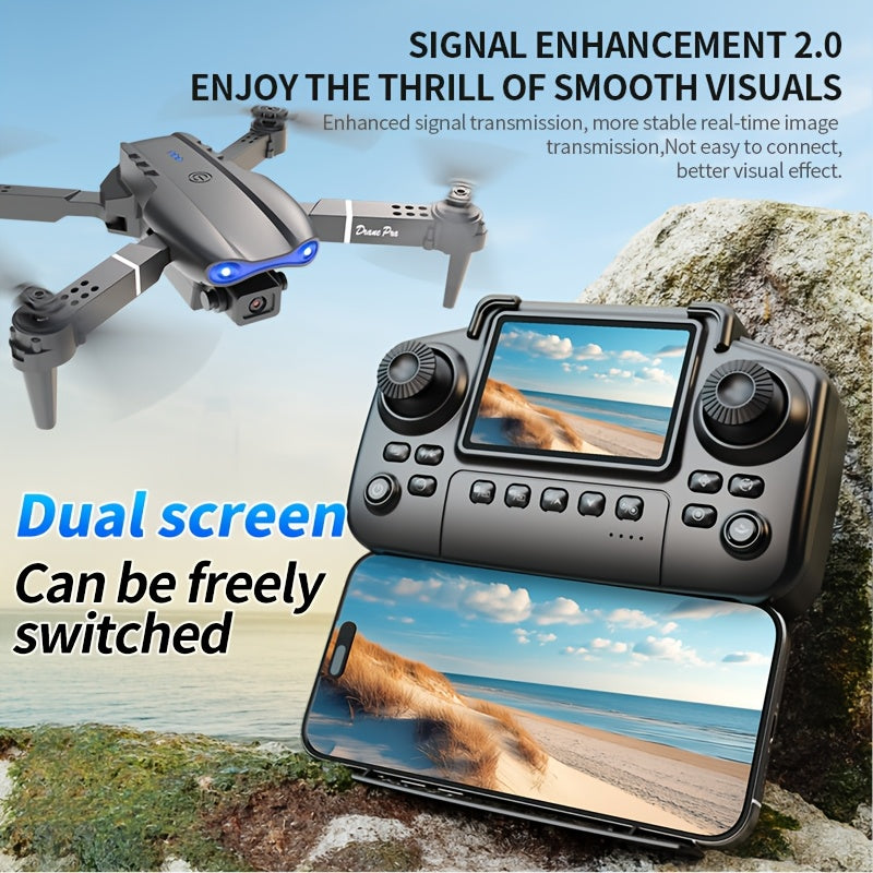 Skywing X1 4K Drone with Obstacle Avoidance Screen Remote Control USB Charging Beginner Friendly for Vlog Photography Adults Teens Gift Age 18+