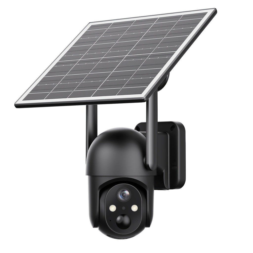 4G LTE Solar Security Camera Outdoor Wireless – No WiFi Needed, 4K Night Vision, 360° Live View, Two-Way Audio, Waterproof Trail Camera for Hunting, Farm, Ranch & Wildlife Monitoring