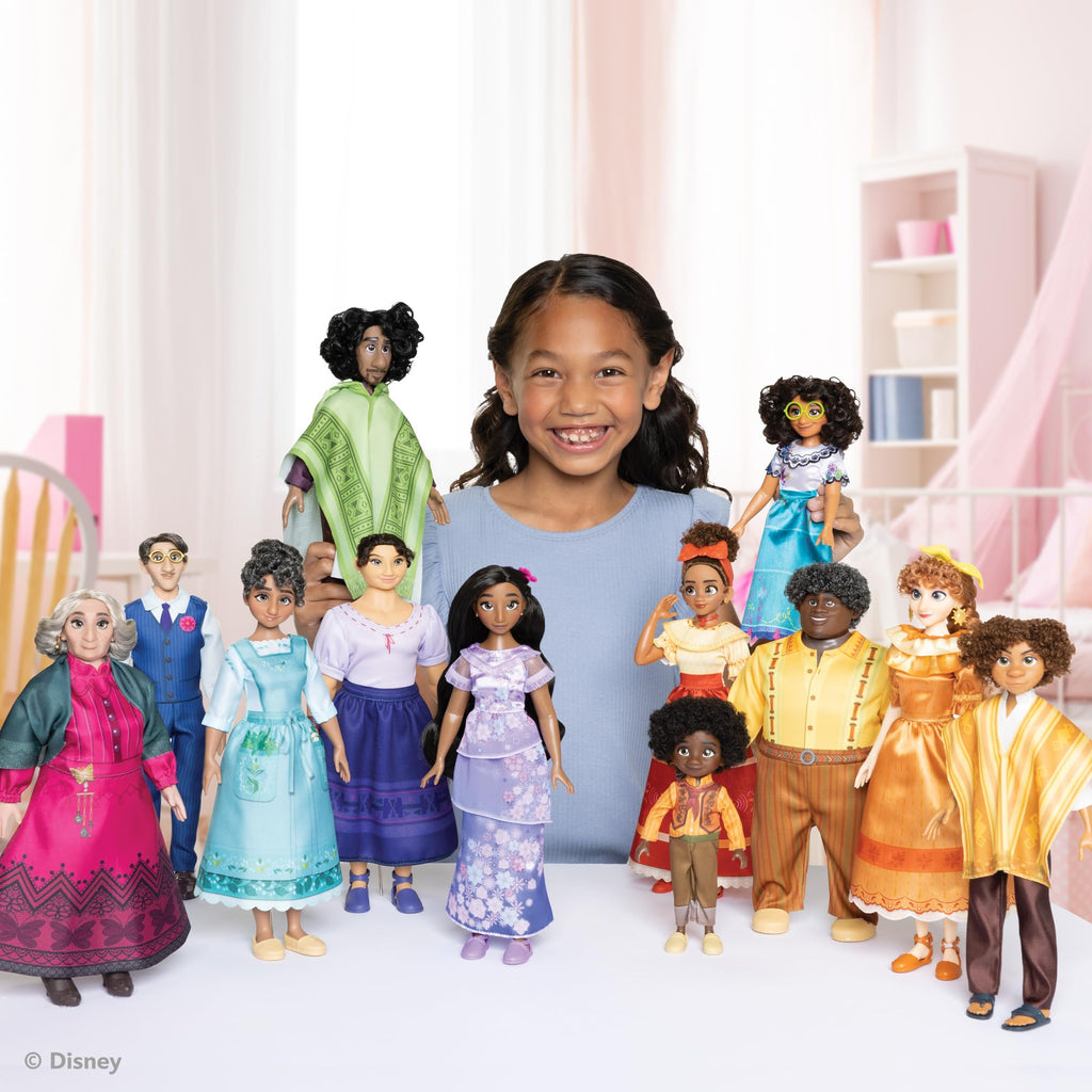 Disney Encanto Ultimate Madrigal Family Dolls Gift Set - 12 Dolls (9 inch) Including 3 Exclusive Abuela, Julieta & Agustin | Story-Authentic Outfits, Accessories | Birthday & Holiday Gift for Disney Fans