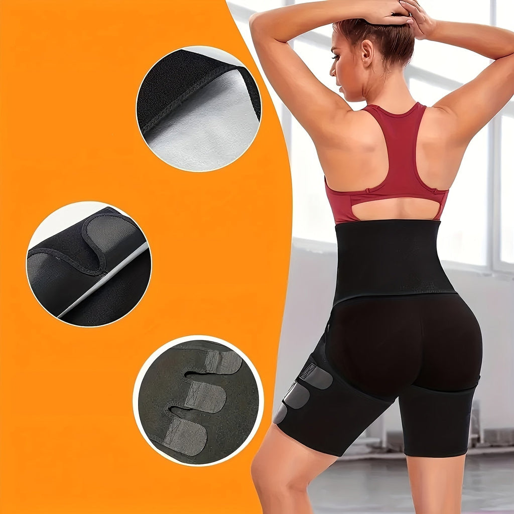 Tummy Control Shapewear Shorts for Women High Waist Butt Lifter Thigh Slimmer 3-in-1 Body Shaper Push Up Compression Underwear Blue Silver S/M L/XL 2XL/3XL