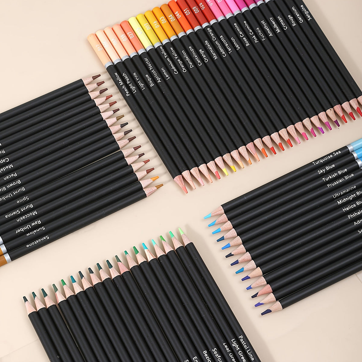 72 Color Oil-Based Colored Pencils Set for Adults Artists and Beginners Vivid Pigment Art Supplies for Drawing Sketching Coloring Creative Projects Back to School