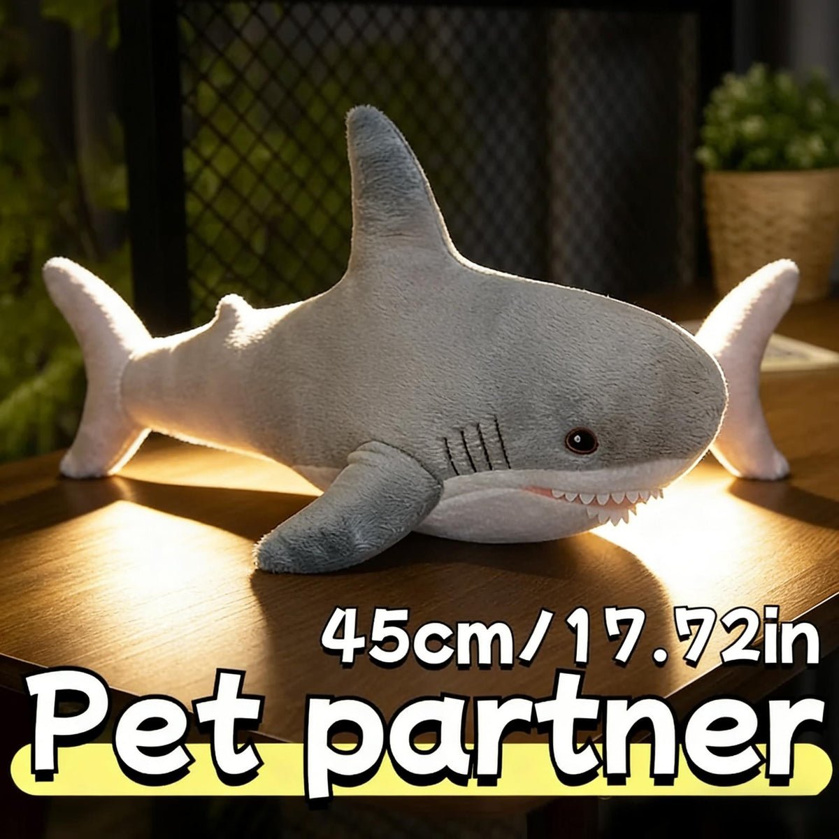 Shark Plush Pet Toy – Tie-Dye Colorful Stuffed Shark Cuddle Toy for Cats and Dogs, Single-Piece Washable Soft Companion Toy in Multiple Colors, Fun Indoor Pet Toy & Unique Gift for Dog and Cat Owners