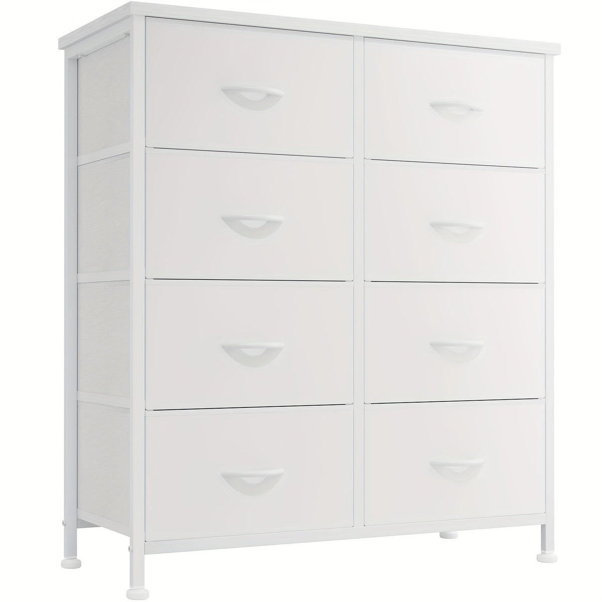 Drawer Cabinet with Metal Frame & Hardwood Top – Home Office Storage Organizer, 2 to 10 Drawers, Assembly Required – White, Grey, Black, Rustic Brown – Bedroom, Living Room & Office Filing Cabinet
