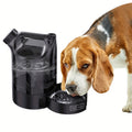 Dog Water Bottle Dispenser 3000ml/101oz with Pull-Out Drinking Bowl - Portable Travel Water Bowl for Dogs Camping Hiking Walking Park Beach - Large Capacity Pet Water Bottle Leak-Proof BPA-Free
