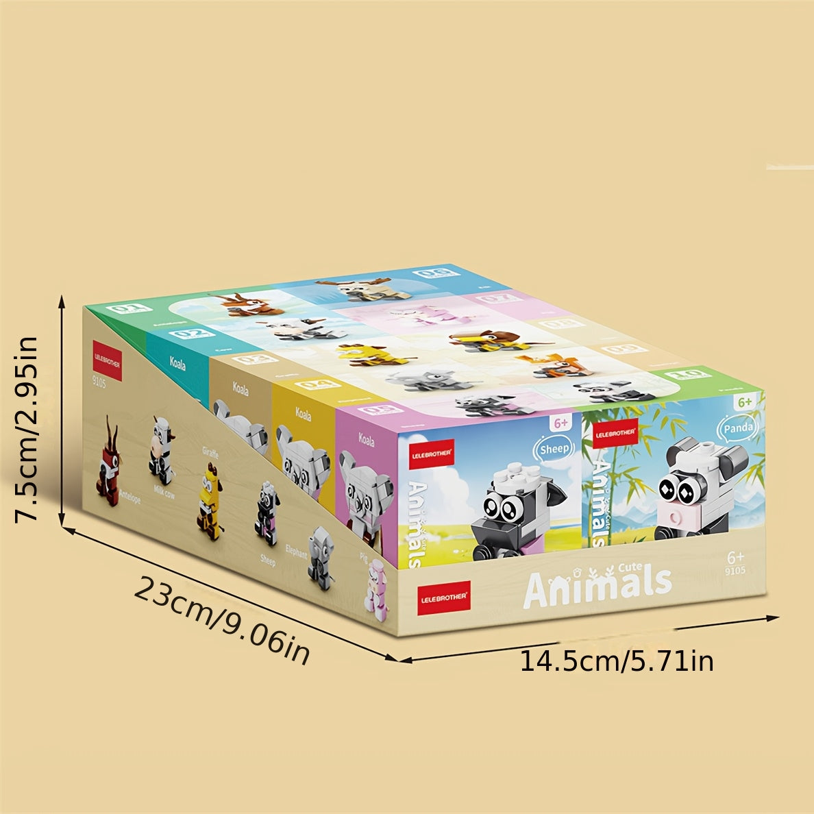 10-in-1 Mini Cute Pet Series Building Block Set – STEM Assembly Toy, 10 Small Models or 1 Large, Kids Gift for Birthday Christmas Halloween Thanksgiving, Desktop Ornament