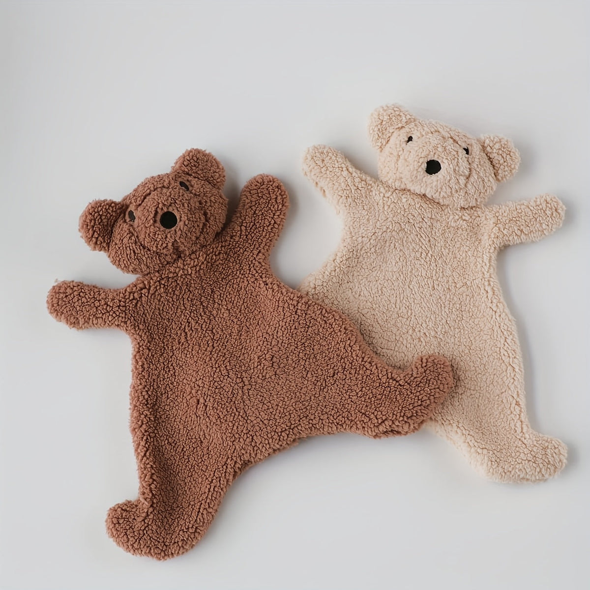 Nordic Style Animal Plush Doll for Babies & Newborns - Soft Cute Bear & Lamb Stuffed Animal Toy, Cozy Sensory Comfort Toy for Infant & Toddler, Baby Shower Gift, Christmas & Birthday Present