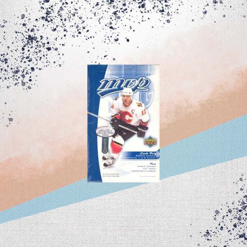 2005-06 Upper Deck MVP Hockey Hobby Box – 24 Packs, 8 Cards Each – Crosby & Ovechkin Rookie Era, Game-Used Memorabilia, Autograph Cards – NHL Trading Card Collector Box