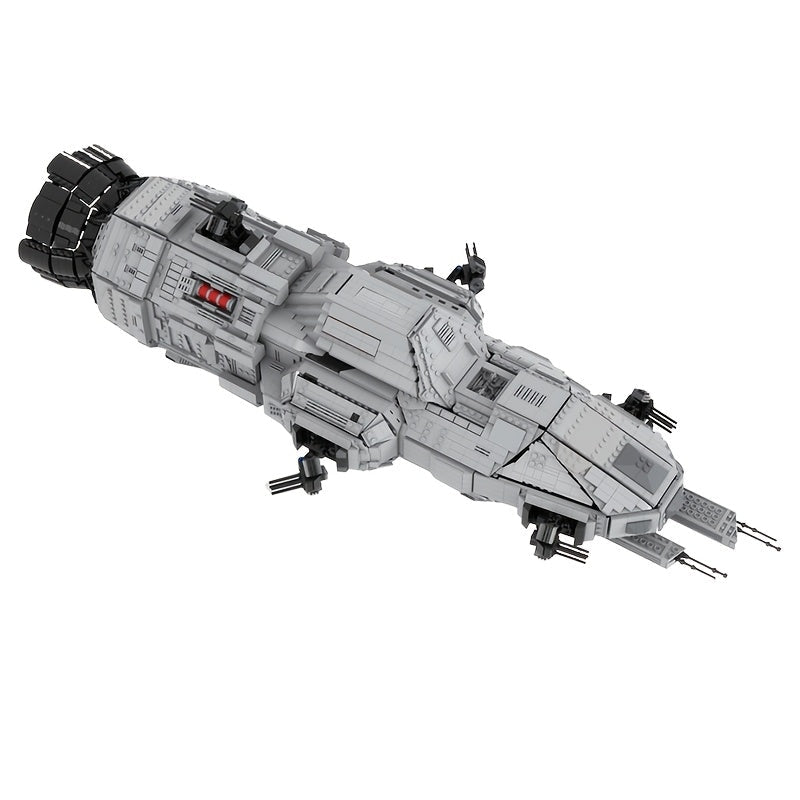5351 Pieces Sci-Fi Spaceship Building Set with Rotating Turrets & Display Stand – 35 Inch Large MOC Model Kit for Space Room Decor, Adults Teens, Birthday Christmas Gift