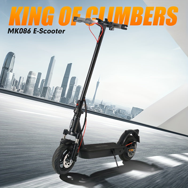 500W Electric Scooter for Adults & Teens 48V App Control – 25-Mile Range, 10" Vacuum Tires, 25° Climbing, Dual Suspension, Dual Disc Brakes, LED Turn Signal – Foldable Commuter E-Scooter Gift