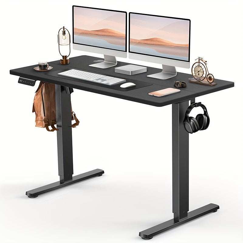 Electric Standing Desk Adjustable Height 40 48 55 63 Inch – Sit Stand Up Desk with Memory Controller & Anti-Collision, Ergonomic Home Office Gaming Workstation, Multiple Colors & Sizes