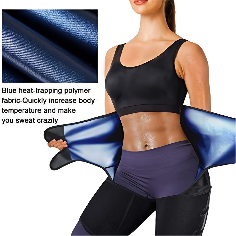 Tummy Control Shapewear Shorts for Women High Waist Butt Lifter Thigh Slimmer 3-in-1 Body Shaper Push Up Compression Underwear Blue Silver S/M L/XL 2XL/3XL