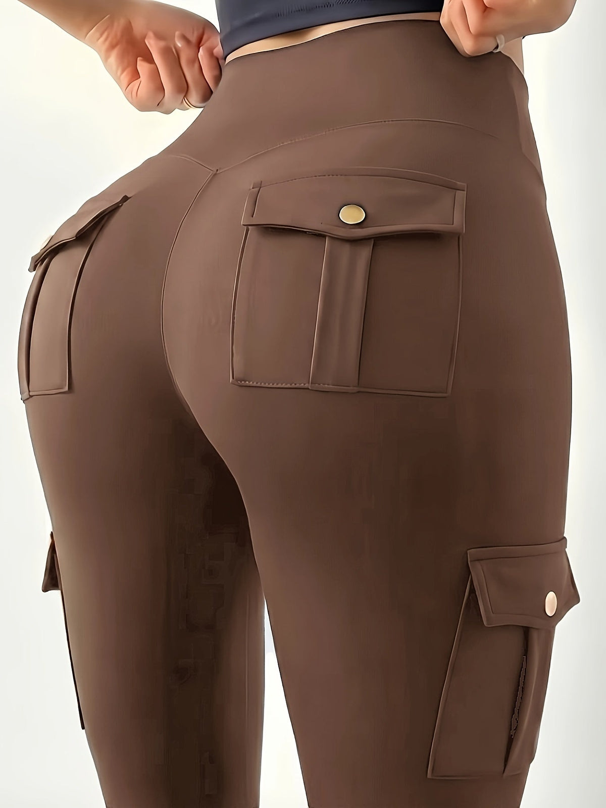Butt Lifting Leggings Women High Waist Yoga Pants with Pockets Patchwork Sports Workout Tights All Season S-XXL US Warehouse