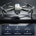 TongLi RC Drone with Dual/Single Camera or No Camera - FPV Altitude Hold Headless Mode Gesture Photo & Video, One-Key Takeoff/Landing, Drop-Resistant Beginner RC Quadcopter, Gift for Kids & Adults