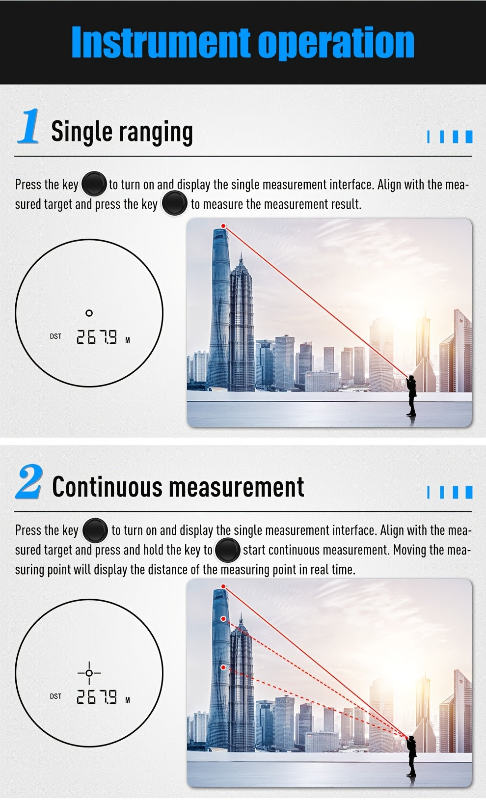 1200 Yard Laser Golf Rangefinder 6X Magnification Slope Switch Pulse Vibration Target Lock Type-C Rechargeable – Trajectory Compensation for Golf & Hunting