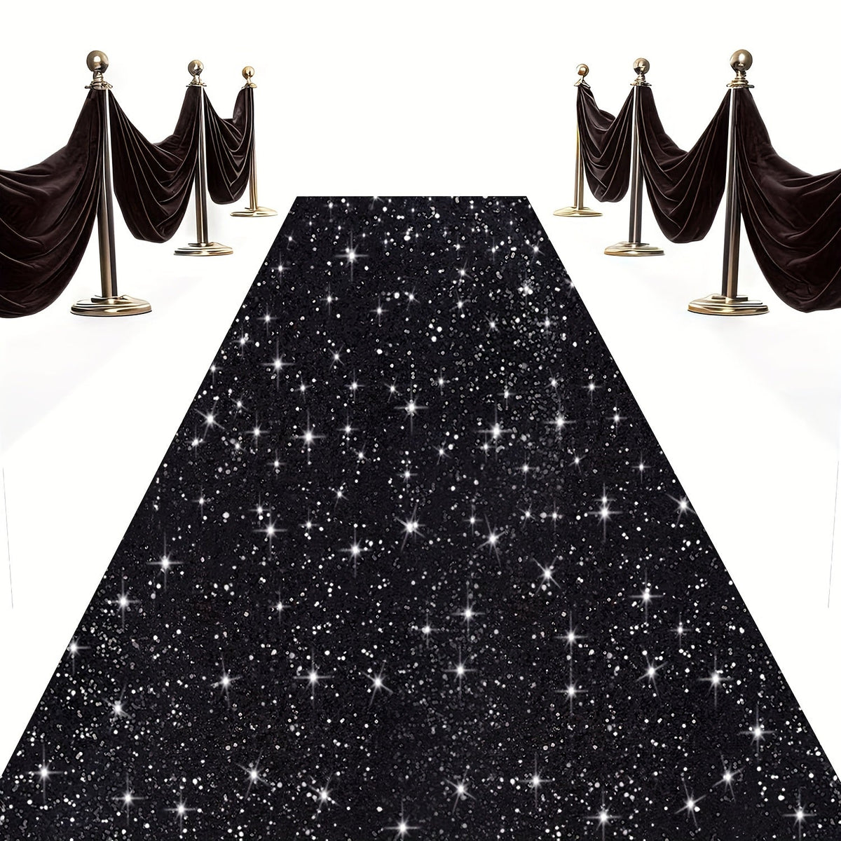 Sequin Aisle Runner 2x15FT Glitter Wedding Carpet Runner 12 Colors for Wedding Ceremony Bridal Shower Party Decoration Outdoor Indoor
