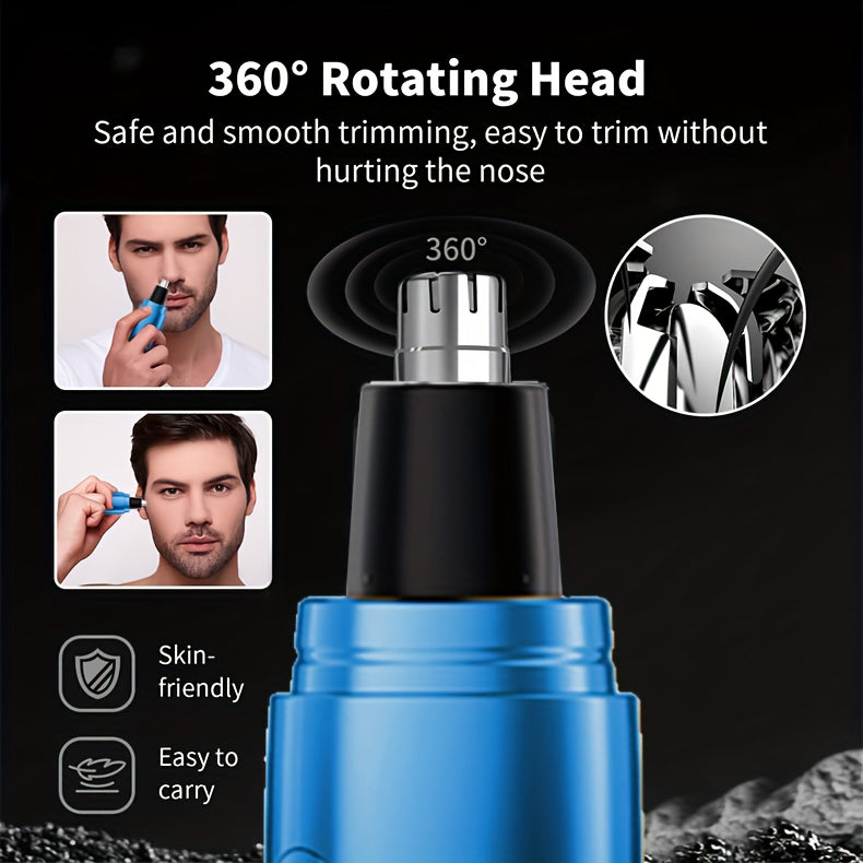 Men's Electric Hair Clipper Grooming Set USB Rechargeable Cordless Nose Hair Trimmer Shaver Kit 2/4/5-Piece Professional Lithium Battery Father's Day Birthday Gift for Men Home Barber
