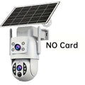 Solar Security Camera Outdoor 360° PTZ 1296P HD Dual Lens Color Night Vision Two-Way Audio Motion Detection WiFi SD Card – Wire-Free Rechargeable JOOAN RS3