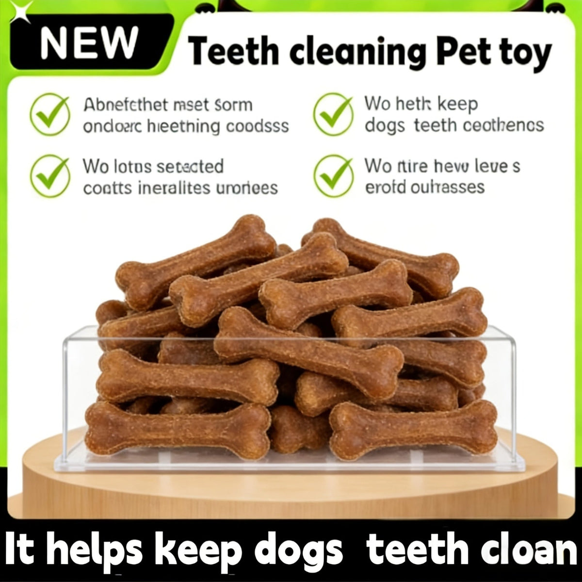 Dog Chew Toys 16pcs Set – Dental Cleaning Bones & Rubber Chew Sticks for Small to Medium Dogs – Safe Non-Toxic Teeth Cleaning Dog Toys for Indoor & Outdoor Use, Boredom & Anxiety Relief