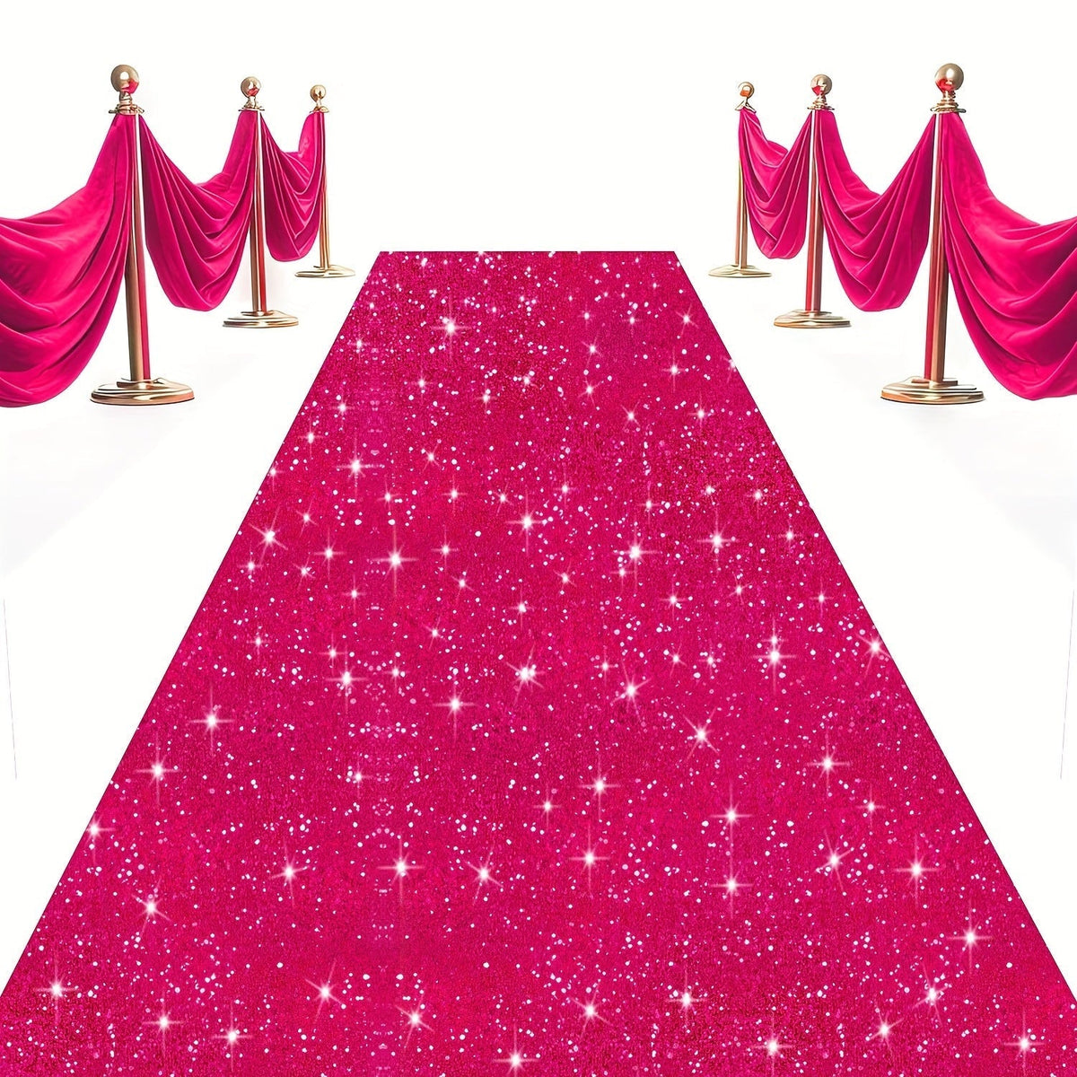 Sequin Aisle Runner 2x15FT Glitter Wedding Carpet Runner 12 Colors for Wedding Ceremony Bridal Shower Party Decoration Outdoor Indoor