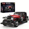 Mould King 10114 MOC Vintage Classic Car Building Kit – 1308 Pieces Model Building Blocks Set – Compatible Collectible Display Gift for Adults & Enthusiasts