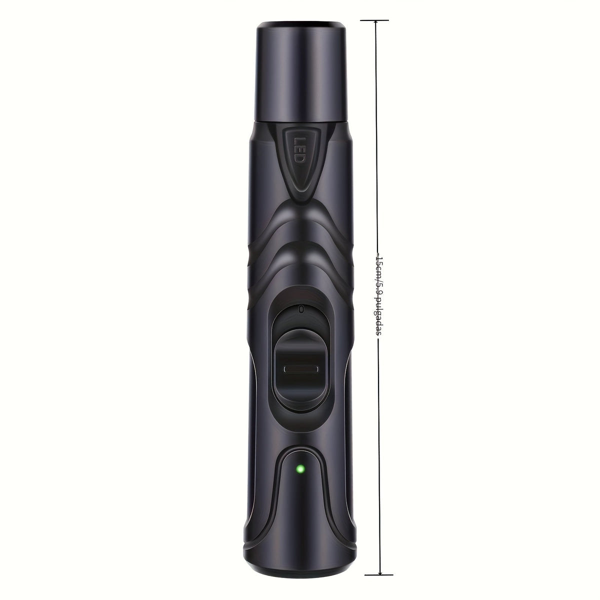 Rechargeable Dog Nail Grinder with LED Light - Quiet Painless Electric Nail Trimmer for Large Medium Small Dogs, 2-Speed Settings, Portable USB Grooming Tool for Home & Travel Pet Nail Care