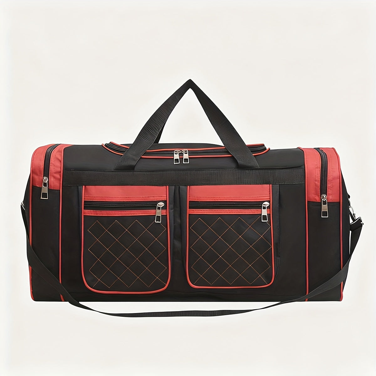 Large Capacity Travel Duffel Bag for Men & Women – Heavy-Duty Gym Bag with Multi-Pocket Design, Adjustable Shoulder Strap & Zipper Closure for Fitness, Weekend Trips, Business Travel & Outdoor Use