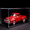 1953 Ford F-100 Pickup 1/18 Scale Zinc Alloy Diecast Model Car - Detailed Interior, Rotatable Wheels, Acrylic Display Box | Classic Truck Collectible Gift for Car Enthusiasts, Father's Day Christmas Birthday