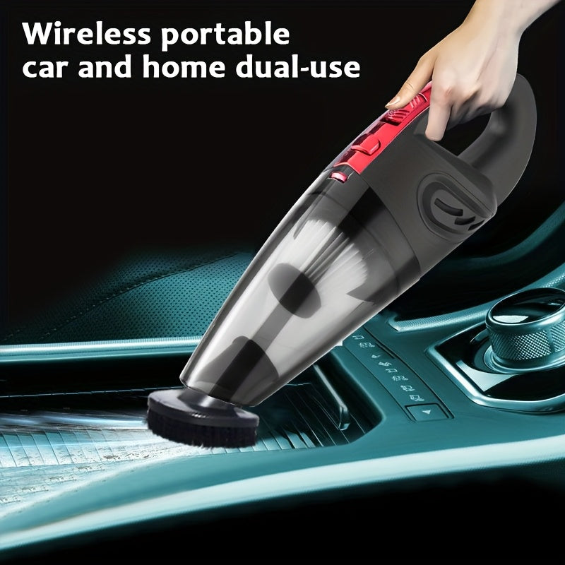 Handheld Car Vacuum Cleaner 4200PA Super Suction, 1800mAh Cordless Portable Vacuum with 5 Attachments, Low Noise for Car Interior, Pet Hair, Home Cleaning – Pink Gift for Women