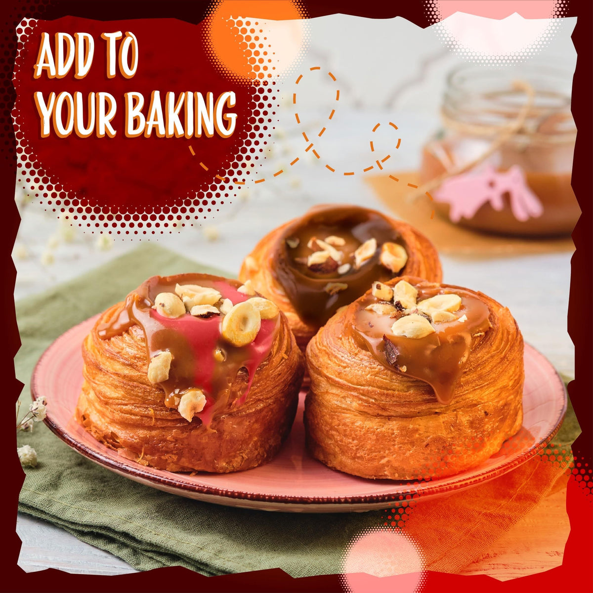 Caramel Cubes Filled Candy 3 Pound Bulk Bag – ~220 Individually Wrapped Assorted Flavors Strawberry, Chocolate, Orange, Vanilla & Mint, Perfect for Candy Dishes, Gifting & Baking