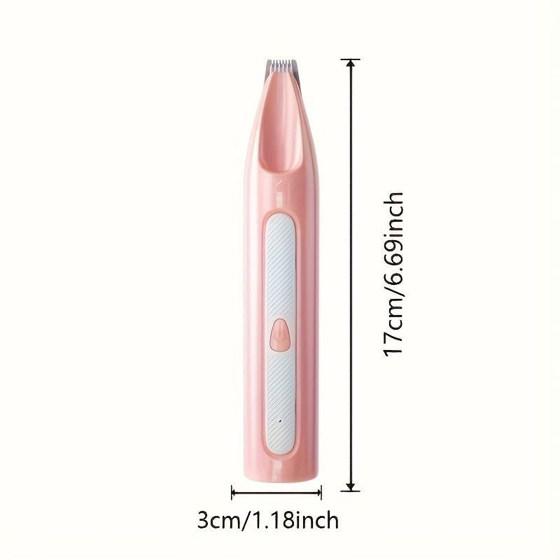 Quiet Pet Grooming Kit – Rechargeable Cordless Dog & Cat Hair Clippers, Low-Noise Paw Trimmer & Nail Polisher, USB Powered, Professional At-Home Pet Grooming Tool Set