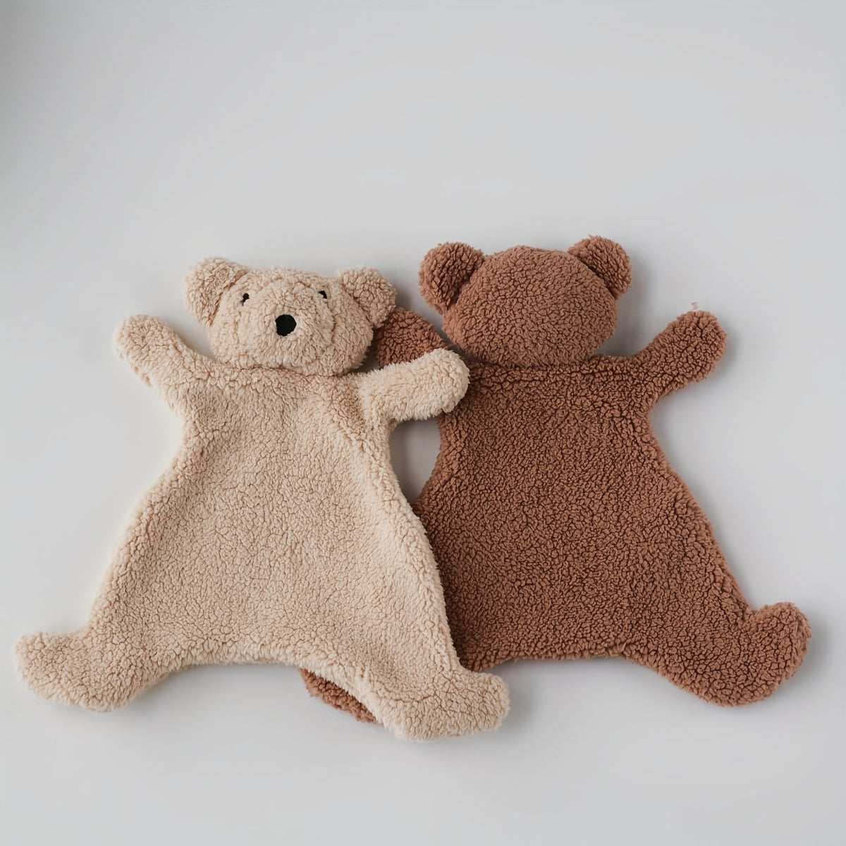 Nordic Style Animal Plush Doll for Babies & Newborns - Soft Cute Bear & Lamb Stuffed Animal Toy, Cozy Sensory Comfort Toy for Infant & Toddler, Baby Shower Gift, Christmas & Birthday Present