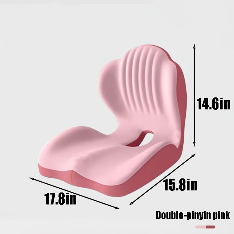 Lumbar Support Cushion for Office Chair & Car Seat – Memory Foam Lower Back and Hip Support Pillow, Ergonomic Breathable Design for Prolonged Sitting, Driving, Work from Home, Multiple Colors