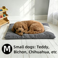 Warm Plush Dog Bed for Winter - Soft Thickened Pet Mat Kennel with Cozy Filling, Available in 3 Sizes for Small Medium Large Dogs & Cats, Indoor Pet House Sleeping Pad All-Season Comfort