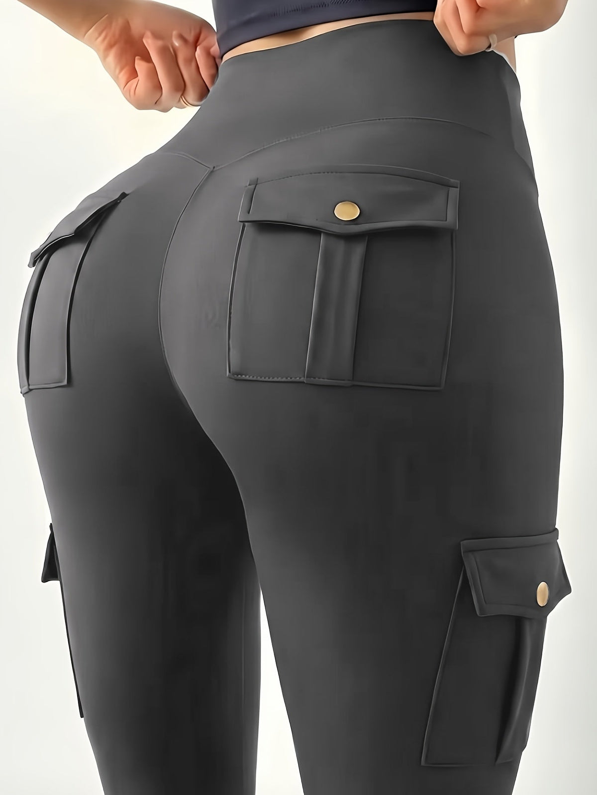 Butt Lifting Leggings Women High Waist Yoga Pants with Pockets Patchwork Sports Workout Tights All Season S-XXL US Warehouse