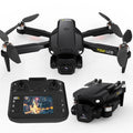 TD12LCD Drone with LCD Screen Remote Control Brushless Motor Dual Camera WiFi FPV Foldable Quadcopter for Adults Beginners 3D Flips Headless Mode One-Key Takeoff SD Card Support