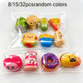 Slow Rising Squishy Donut Toys 8 15 32 Pack Cute Stress Relief Squishies Bulk Set for Kids Party Favors Classroom Rewards Goodie Bags Carnival Prizes Easter Halloween Christmas Gifts Random Colors