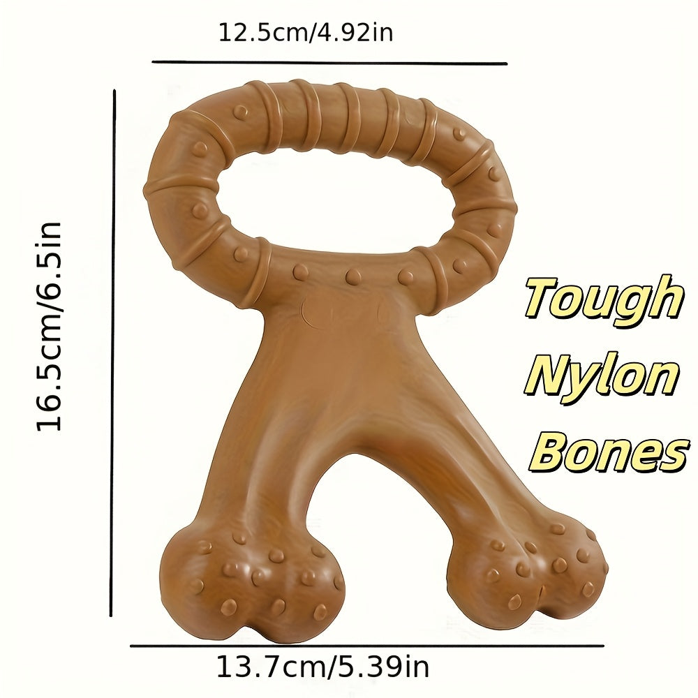 Beef Flavor Dog Chew Toy for Teeth Cleaning & Training – Interactive Durable Chew Toy for Small Medium Large & Giant Breeds, Promotes Dental Health, Satisfies Chewing Instinct, Long-Lasting