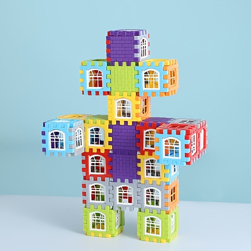 Building Blocks for Kids 126pcs – Square Plastic STEM Educational Toy Set, Creative Construction Blocks for Boys Girls, Enhances Intelligence & Creativity, Fun Learning Gift for Ages 3 4 5 6+