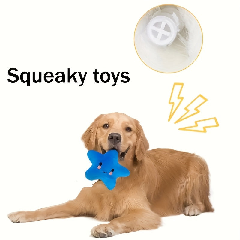 Squeaky Dog Plush Toys Set 15pcs – Bite-Resistant Cartoon Interactive Dog Toys for Tug of War, Random Styles, Small Medium Large Dogs & Puppies