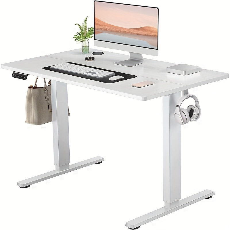 Electric Standing Desk Adjustable Height 40 48 55 63 Inch – Sit Stand Up Desk with Memory Controller & Anti-Collision, Ergonomic Home Office Gaming Workstation, Multiple Colors & Sizes
