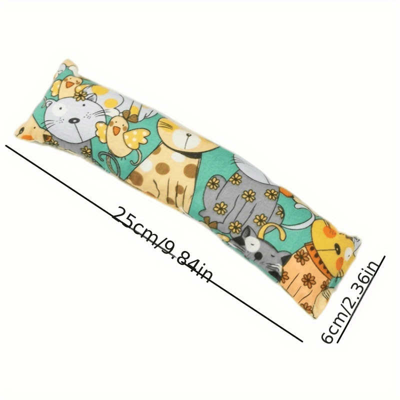 Cat Grass Chew Toy Pillow for Indoor Cats - Catnip Kicker Pillow for Stress Relief Calming Boredom Buster Kitten Toy Dental Chew Natural Cat Grass Random Color 1 or 2 Pack Gift